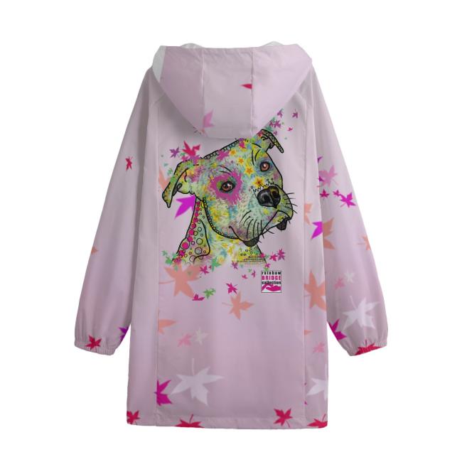 Preview: Regenjacke mit Hundemoiv Sancho von Hinten